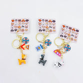 Cartoon Husky Mini Keychain